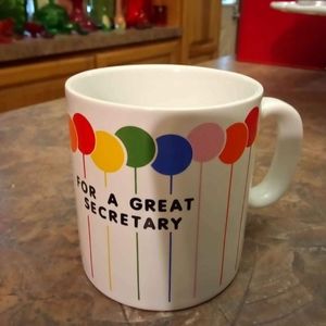 Ceramic Secretary Musical Mug. Like New Condition.